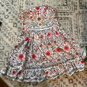 Anthropologie Floral Multicolor Dress